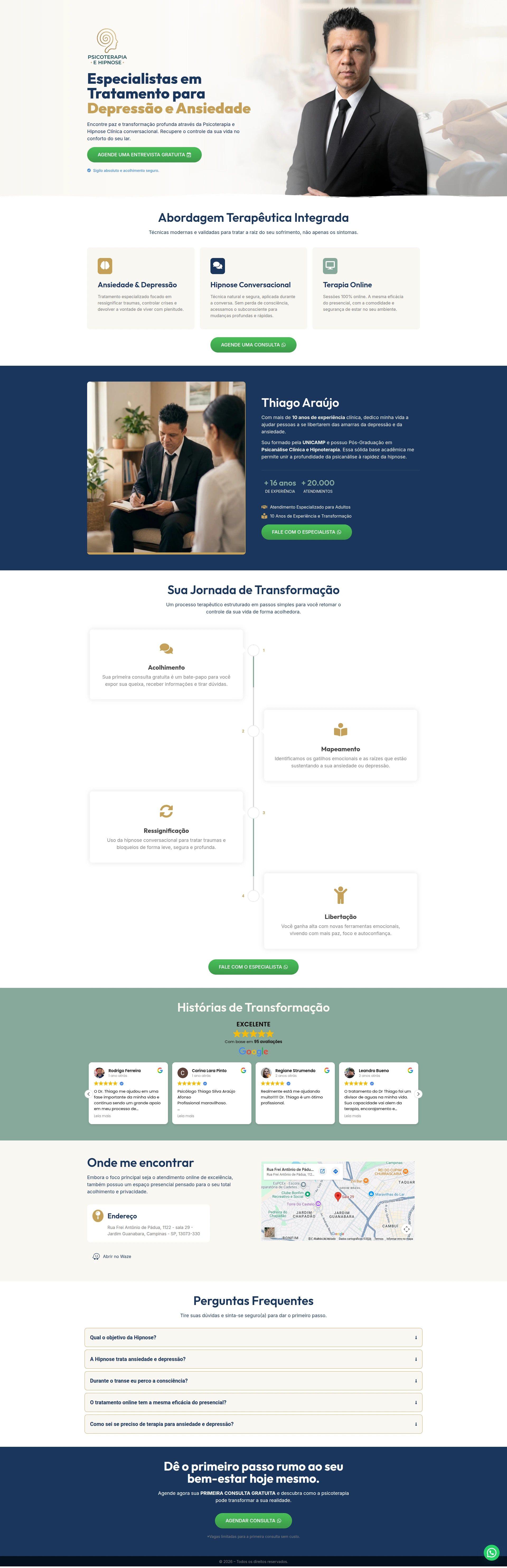 Psicoterapia e Hipnose